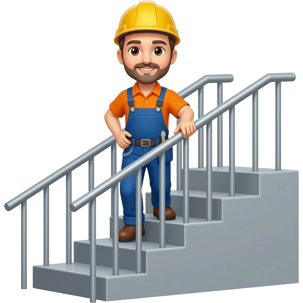 electrician on stairs emoji