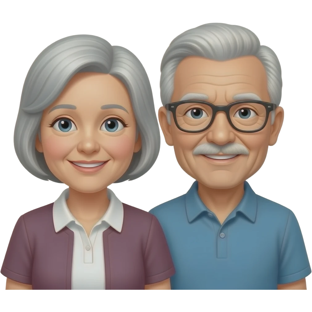 old couple emoji
