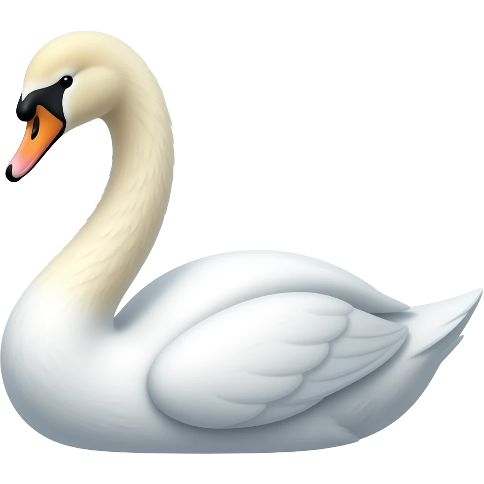 swan sleeping emoji