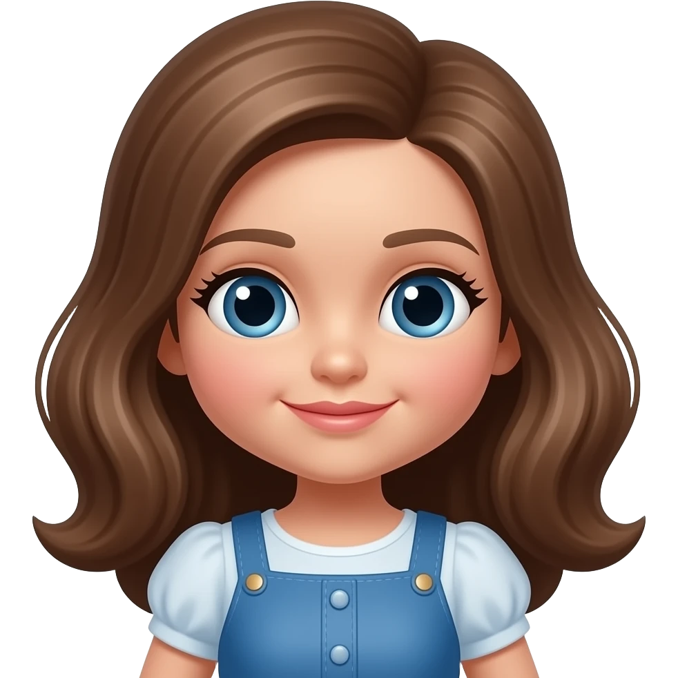 Boneca Emília emoji
