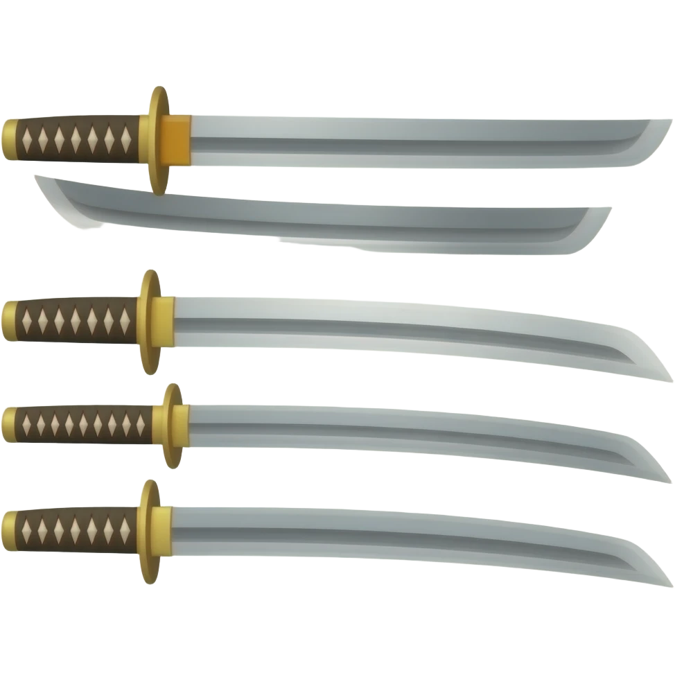 Make a triple KATANA emoji