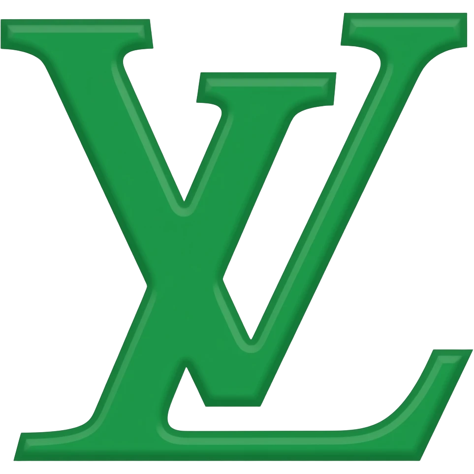 Louis Vuitton Emoji green emoji