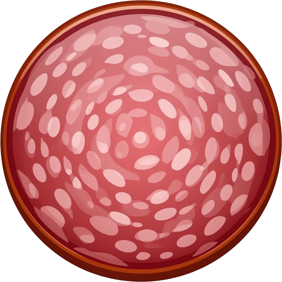 salami slice emoji