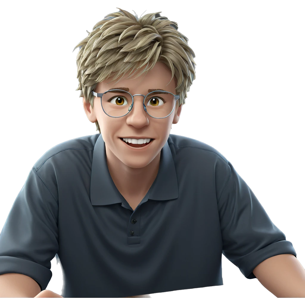 smiling boy by the window emoji