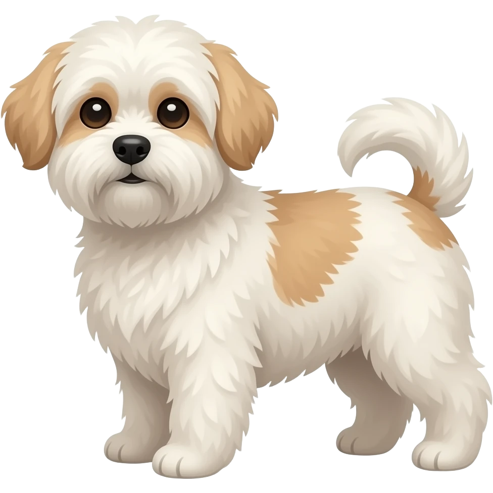 havanese dog emoji