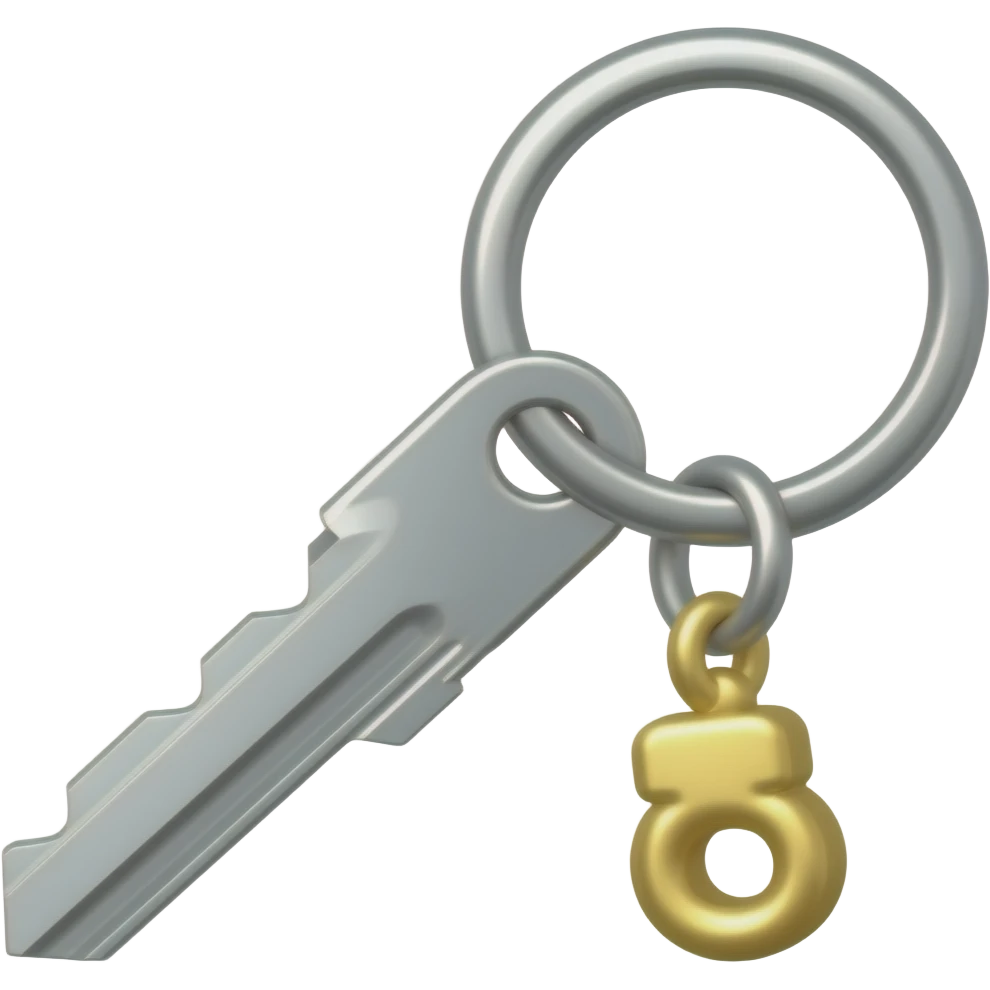 key ring emoji