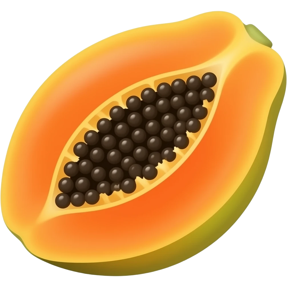papaya emoji