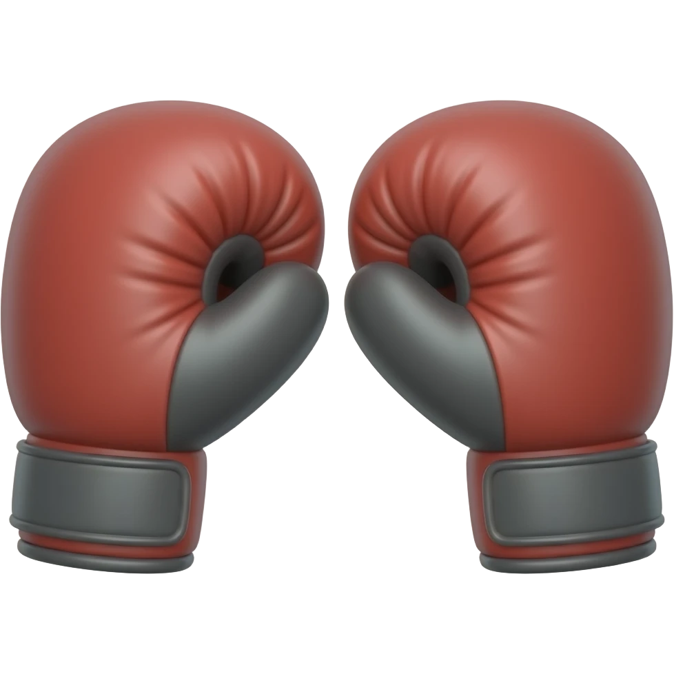 two sets of boxing gloves going against each other emoji