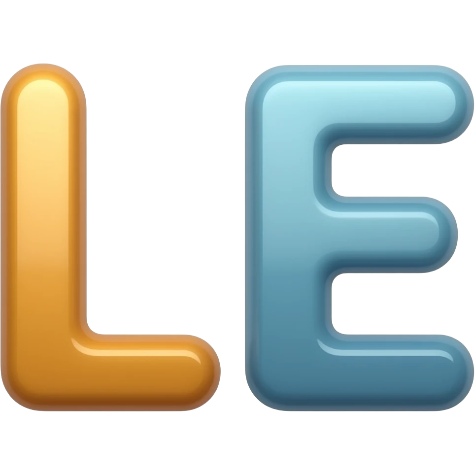 letter L&E emoji