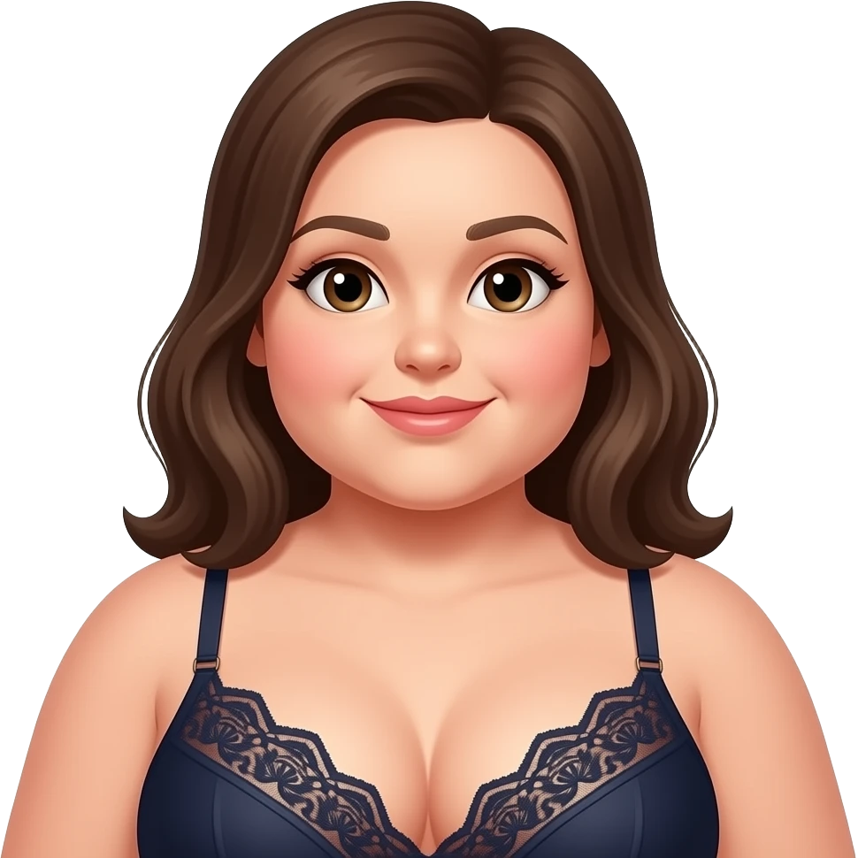 Chubby Wife lingerie bdsme emoji