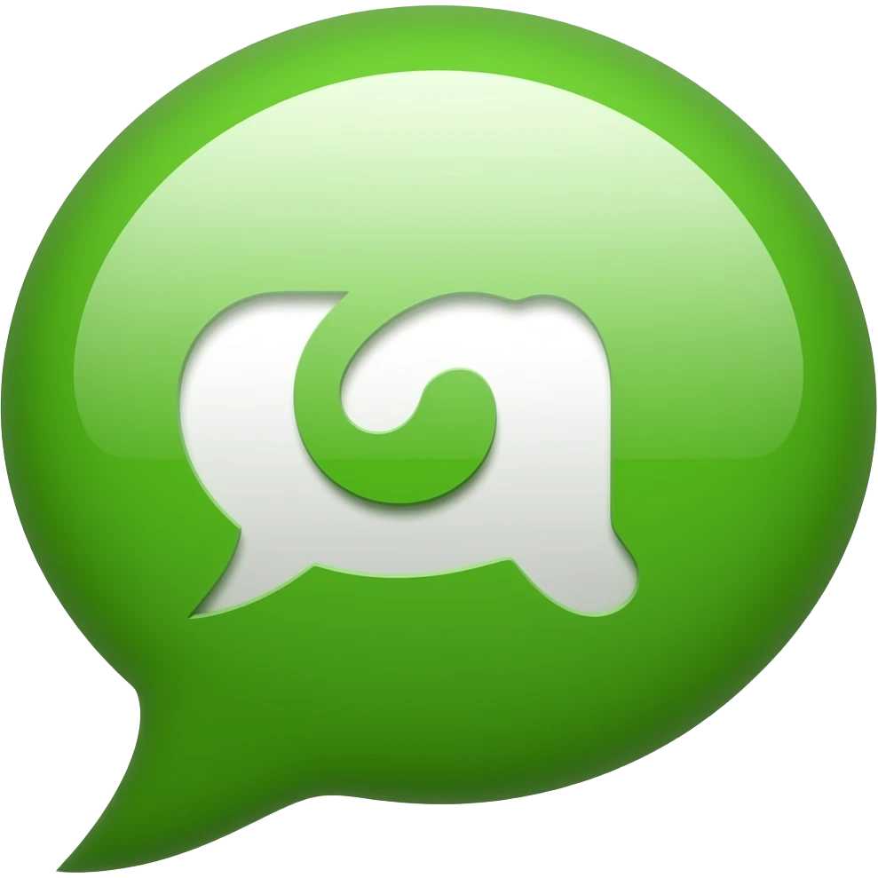 chat balloon whatsapp emoji