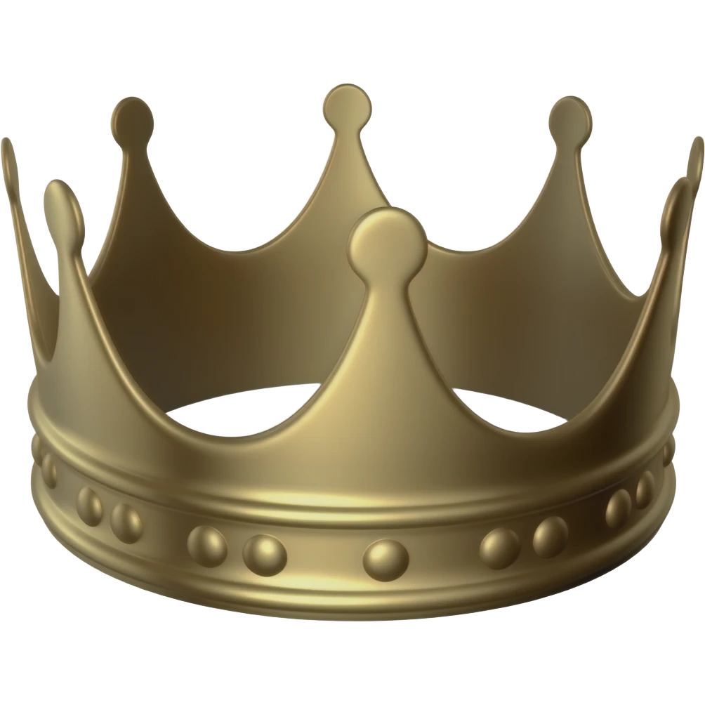 couronne sombre emoji