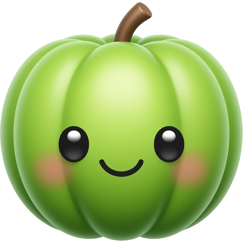 Kawaii Ackee fruit emoji