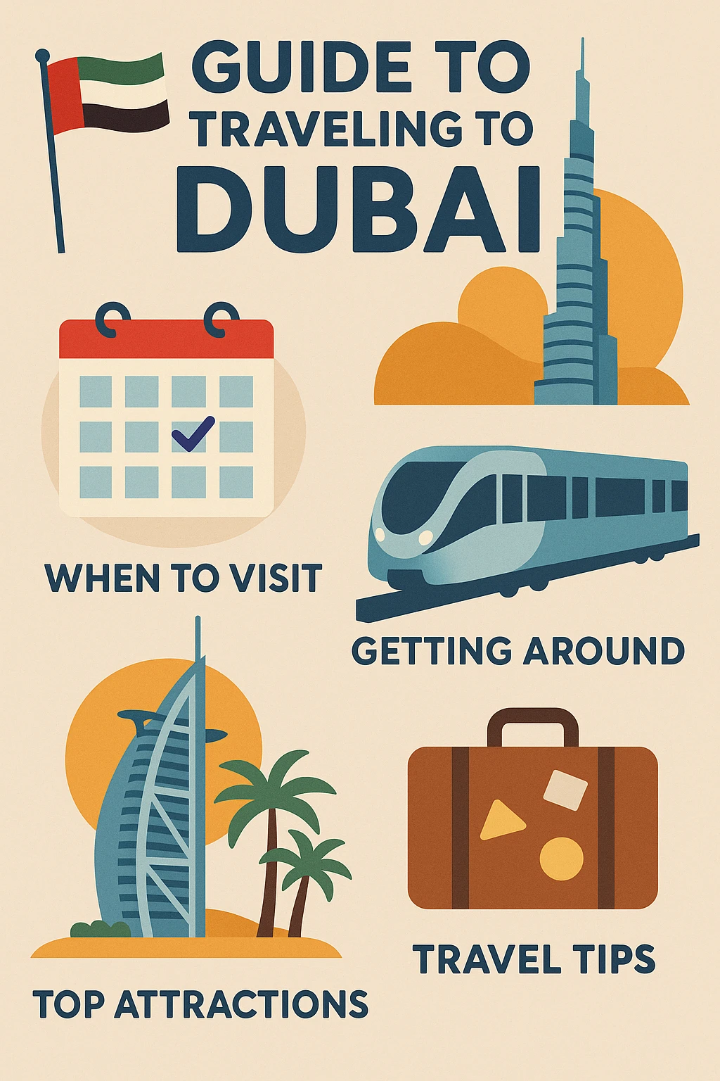 guide to traveling to Dubai emoji