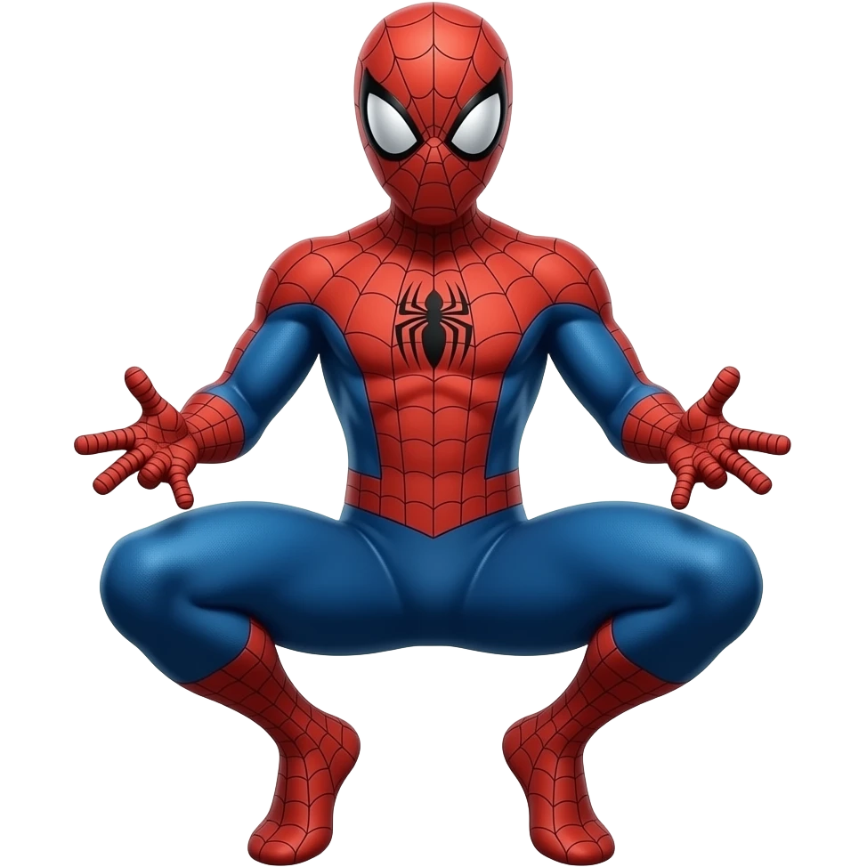 SPIDERMAN CUERPO COMPLETO 90 GRADOS emoji