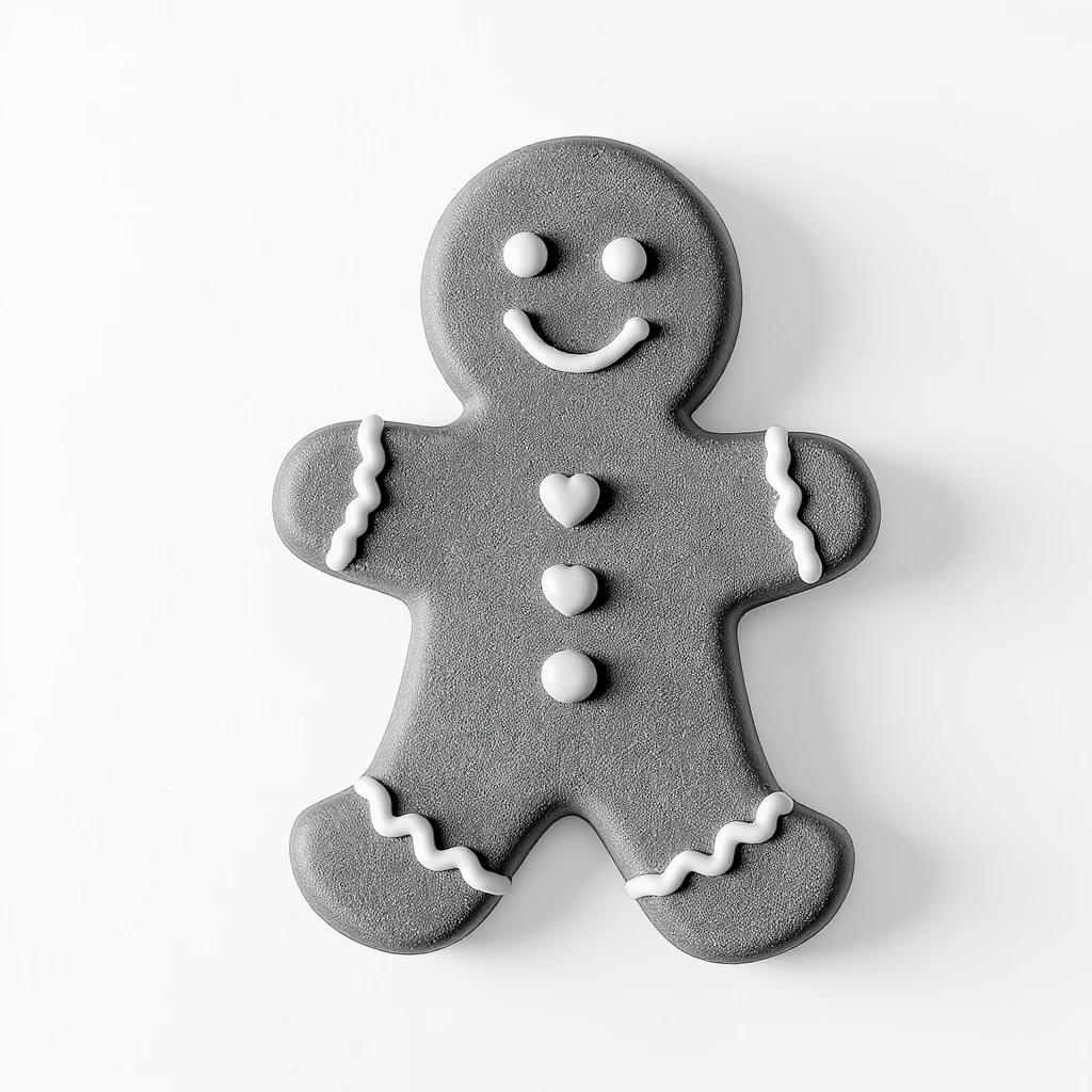 gingerbread man emoji
