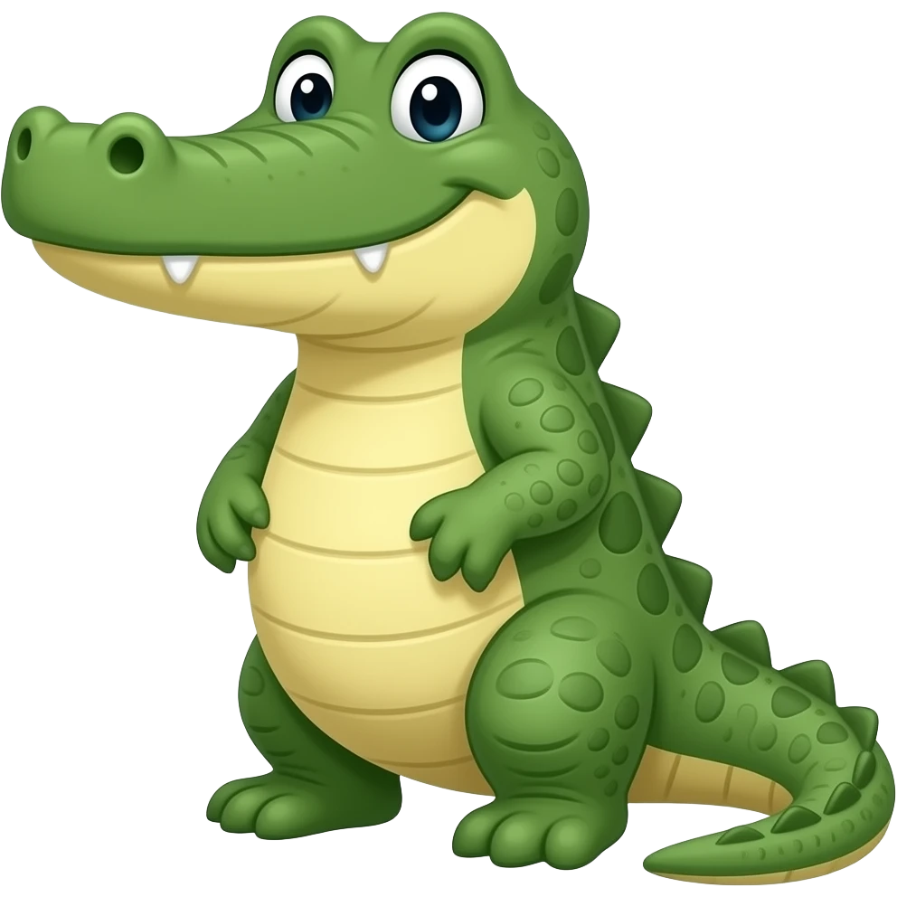 Cartoon  Alligator emoji