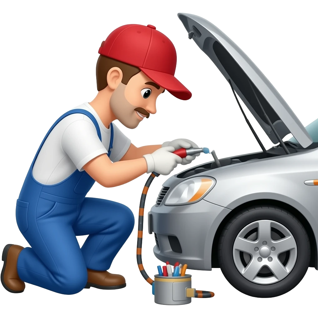 mechanic fixing a car emoji