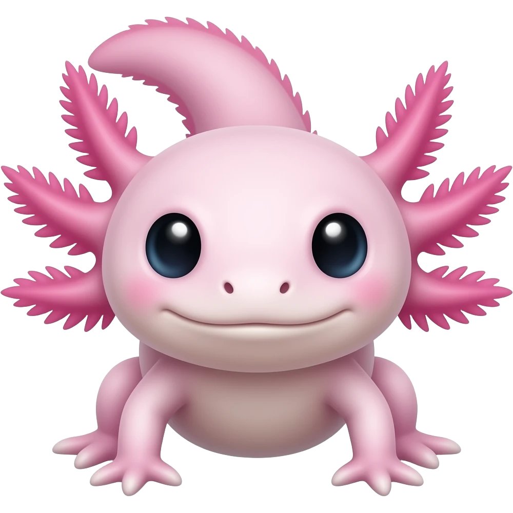 pink axolotl emoji