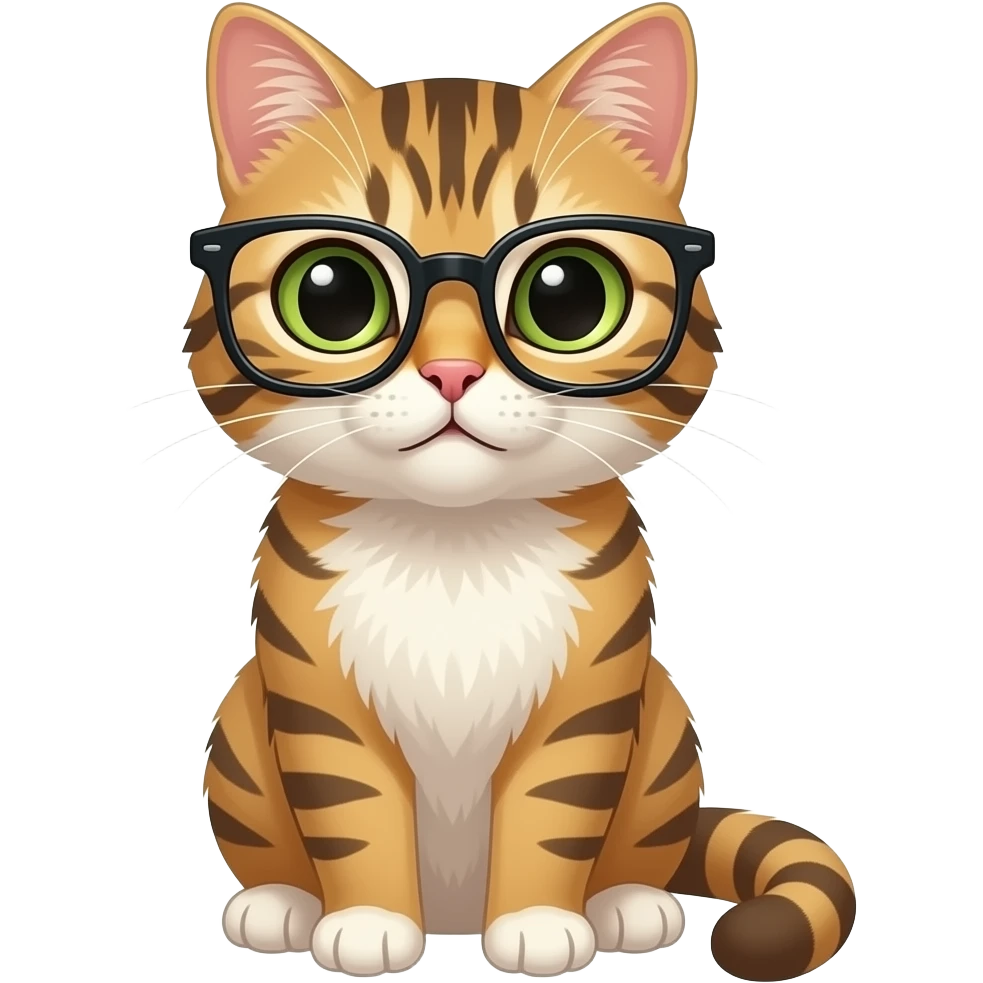meme cat glasess emoji