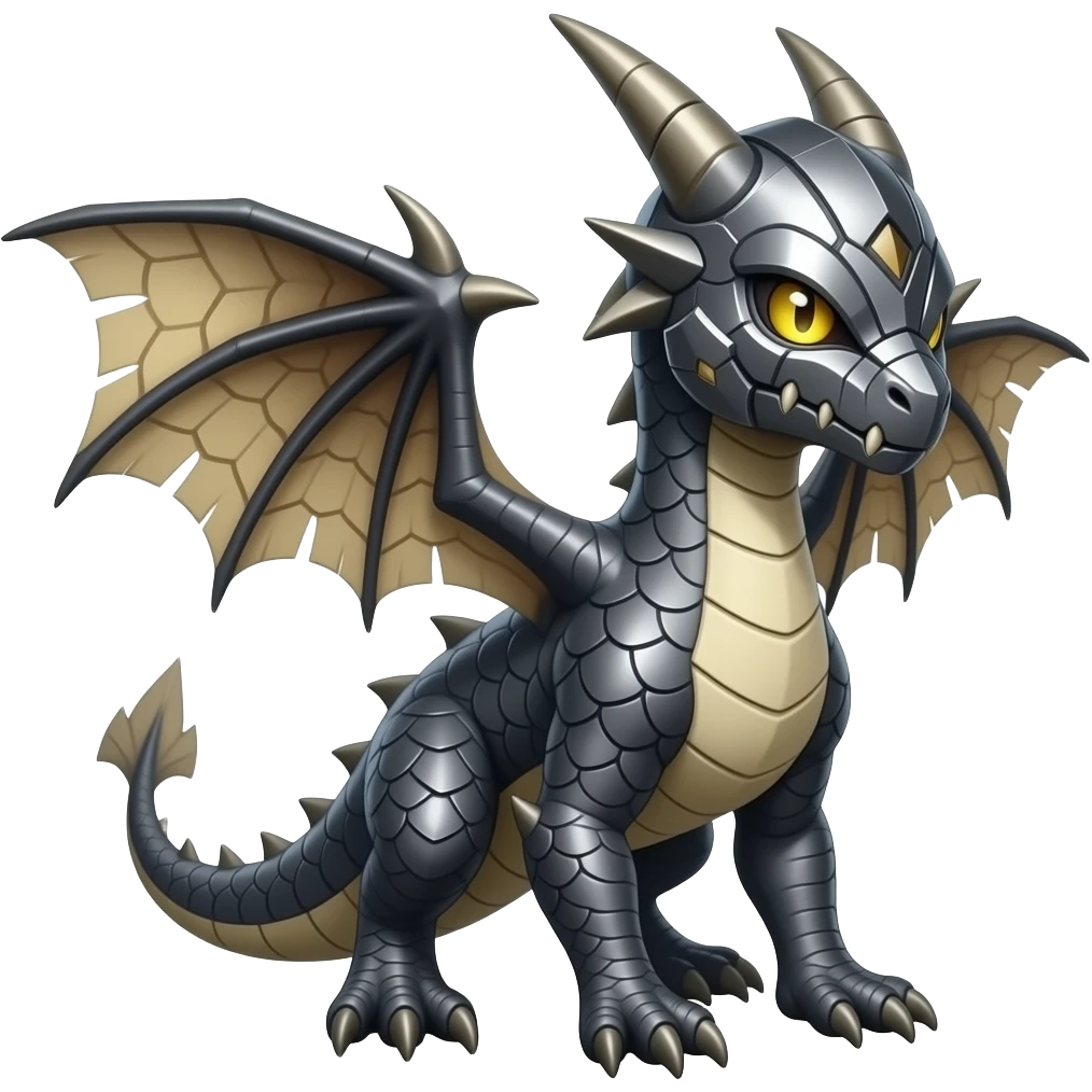 Armor-masked Raptorik draconian edgy badass Trico-Marowak-ExVeemon-Fakémon-hybrid emoji