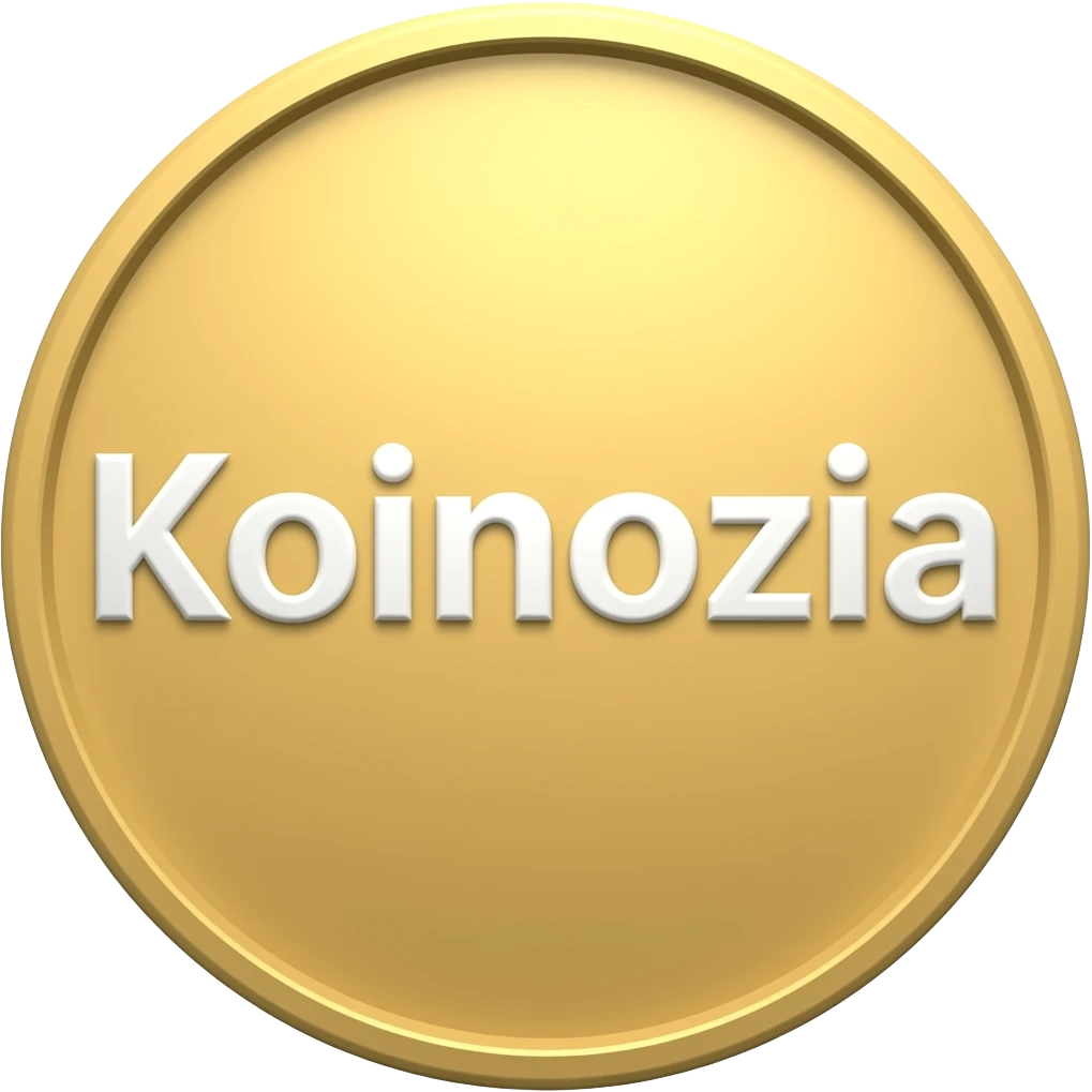 coin with koinonia spelt on it (spelt right pls) emoji