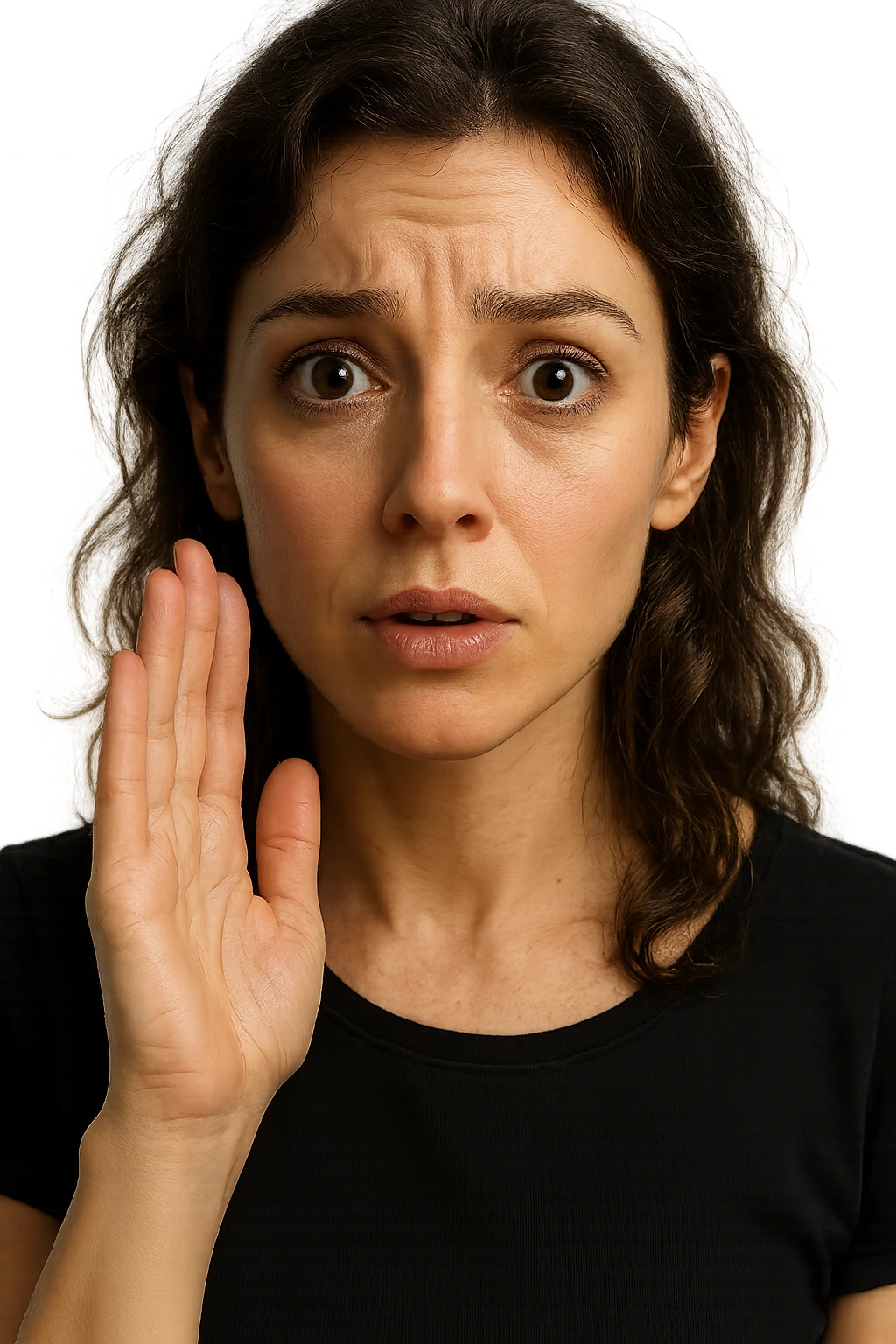 donna che cerca attenzioni, iperrealistica 4k emoji
