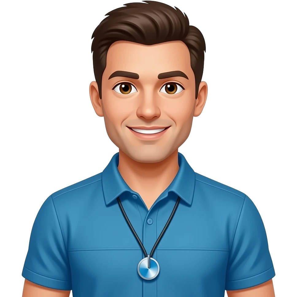 Male sports nutritionist emoji