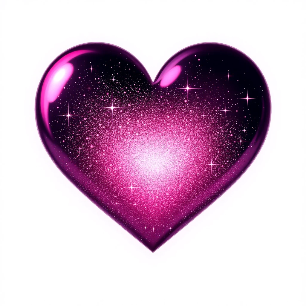 pink heart emoji with sparkles emoji