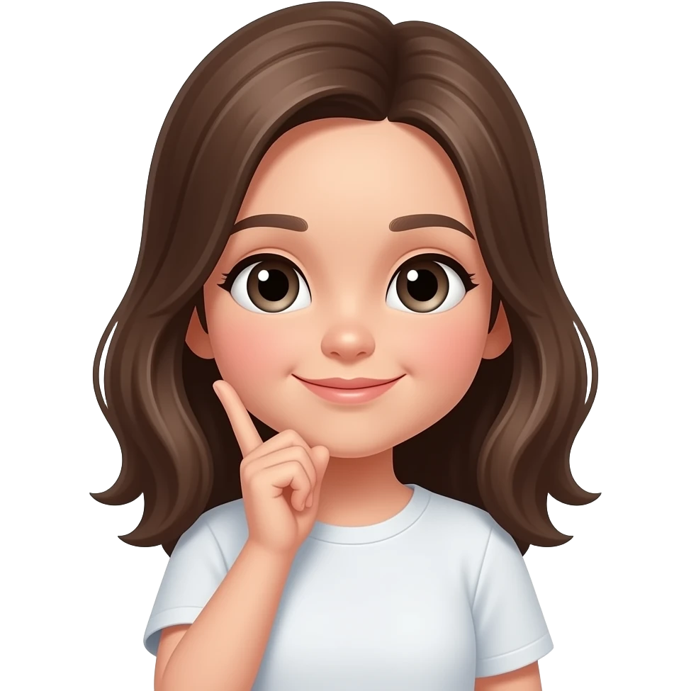 thinking of a girl emoji