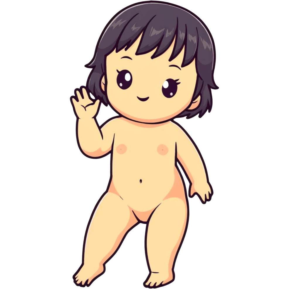 loli naked girl emoji