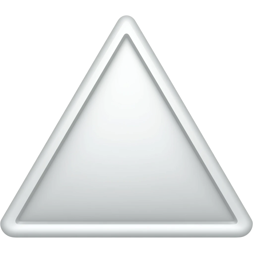 White Triangle emoji