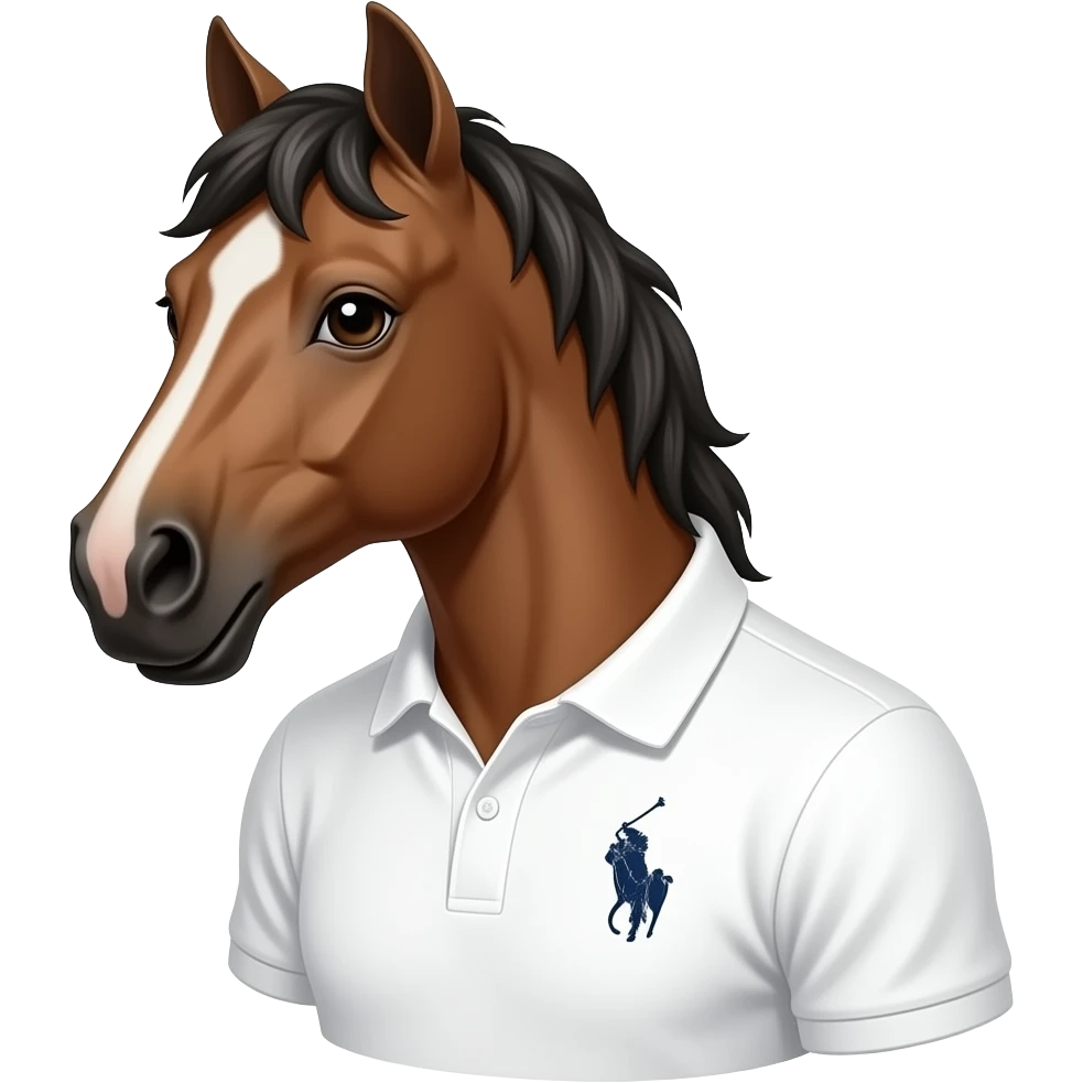 Make the Polo Ralph Lauren horse emoji