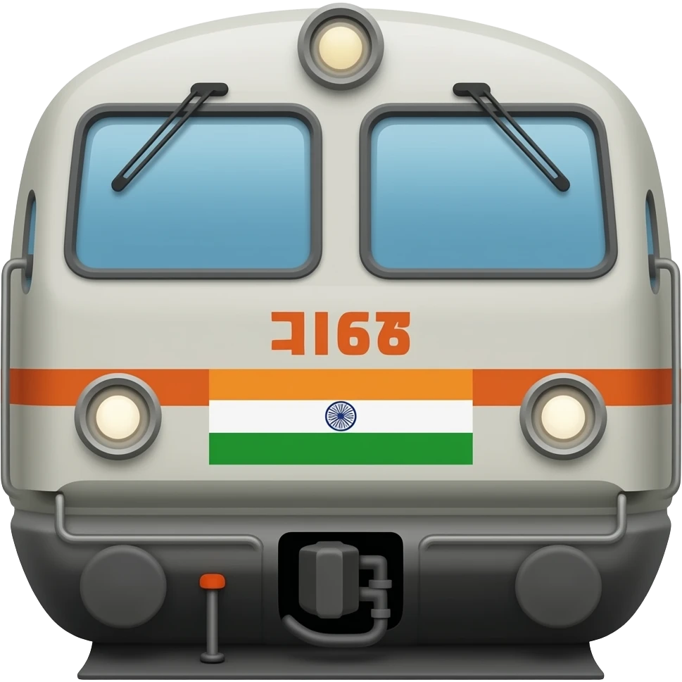 indian train emoji