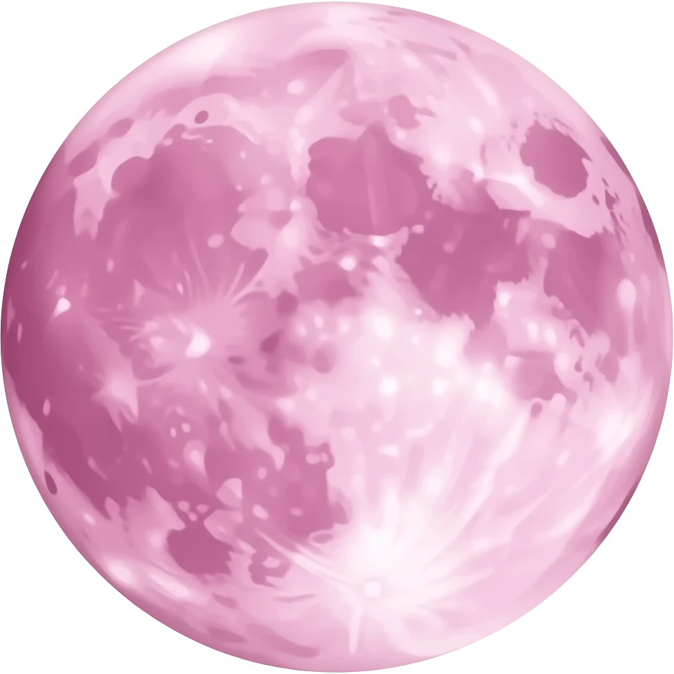 Pinker mond emoji