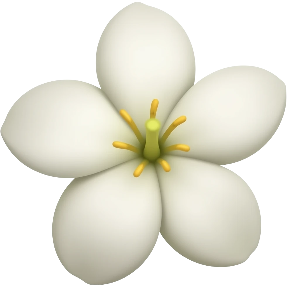 Jasmine flower emoji
