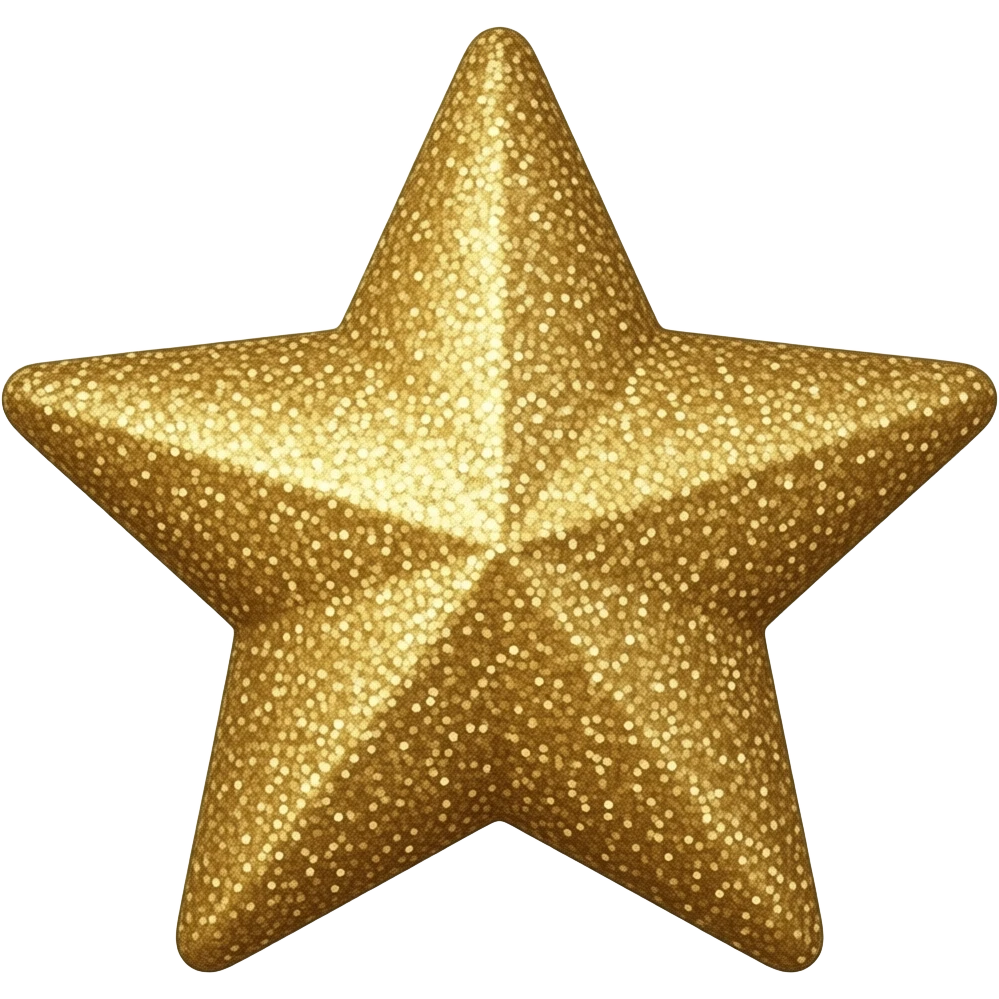 glitter star emoji