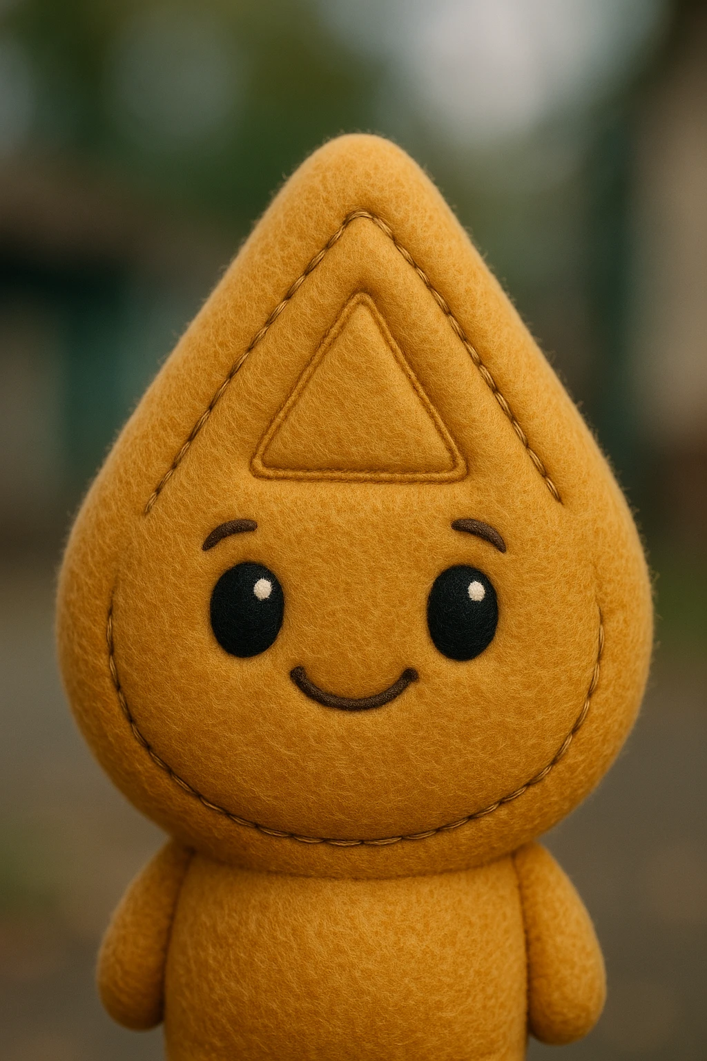 dalgona candy with triangle shape, inspired by Squid Game emoji