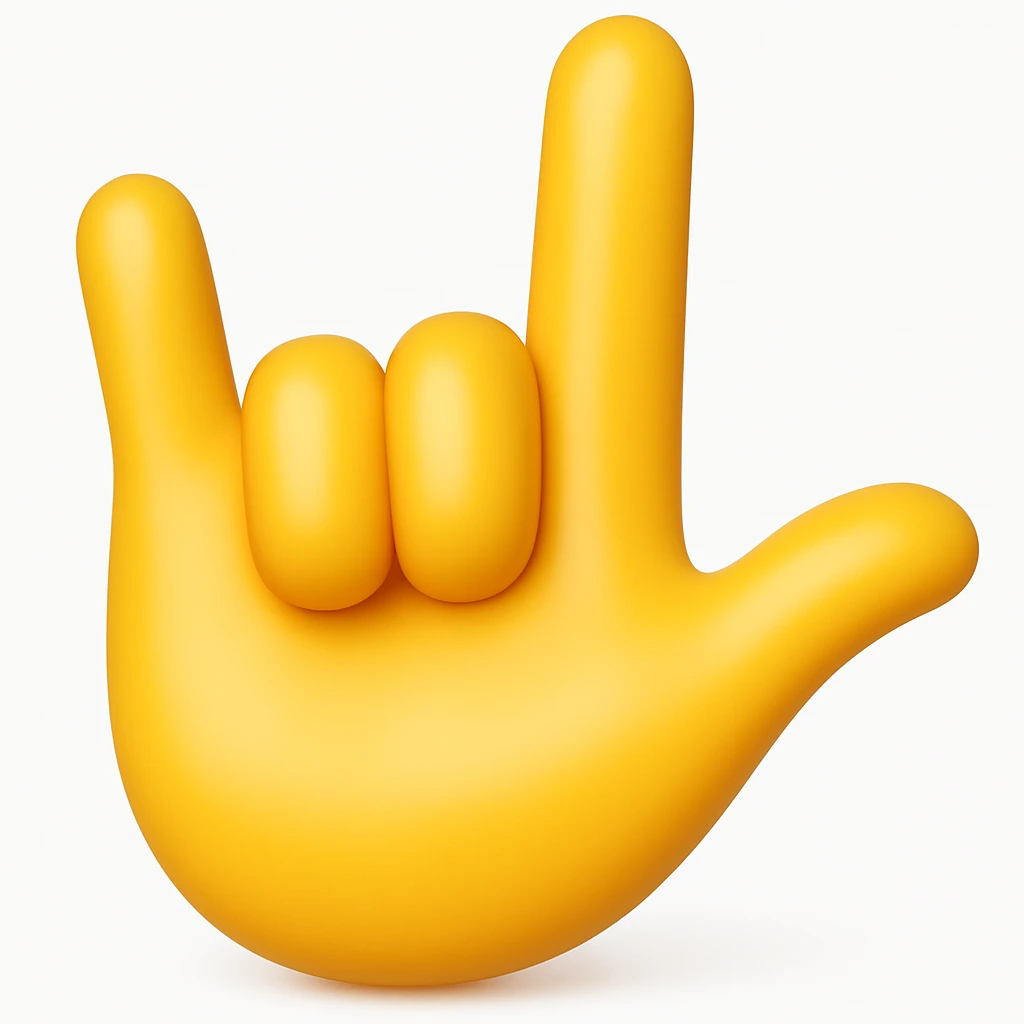 Convert the uploaded image into a 3D Apple-style emoji — preserve the key shapes, colors, and overall composition of the original image. Simplify the forms into clean, rounded cartoon-style elements while keeping the subject recognizable. Apply glossy textures, soft lighting, smooth shading, and render everything in Apple emoji style on a clean white background

 emoji