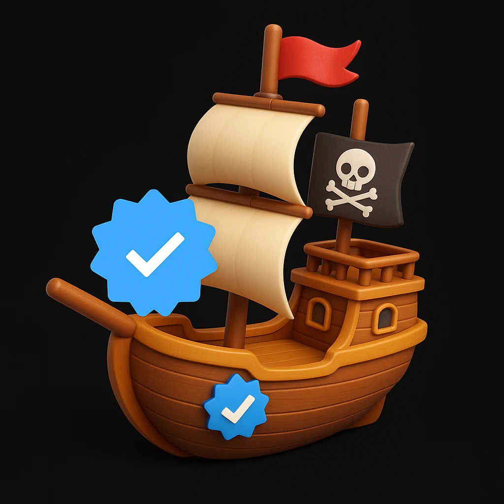 pirate ship emoji