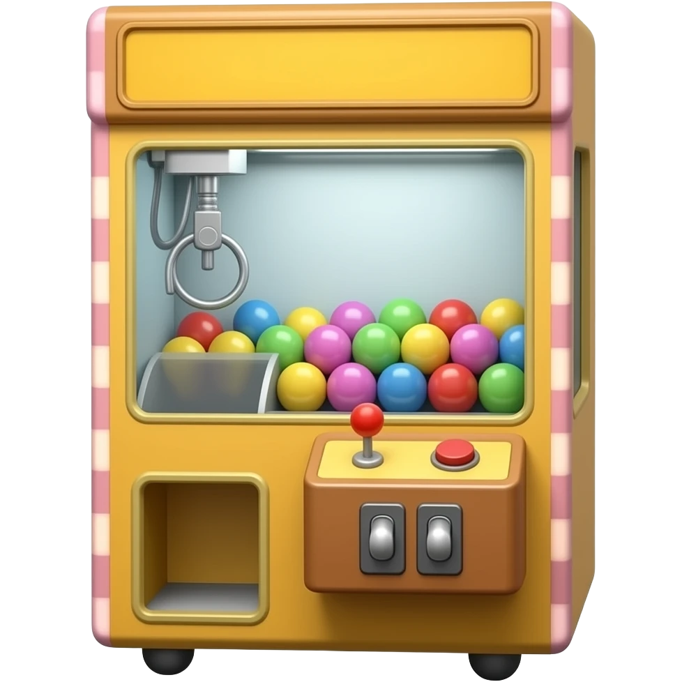 A claw machine emoji