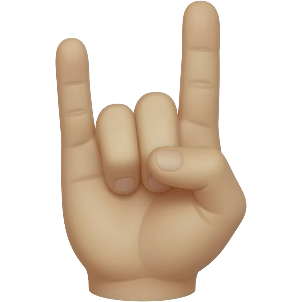 Gang sign hand emoji emoji