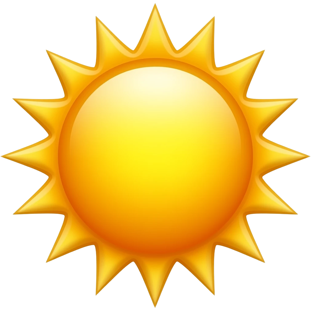 Sun emoji