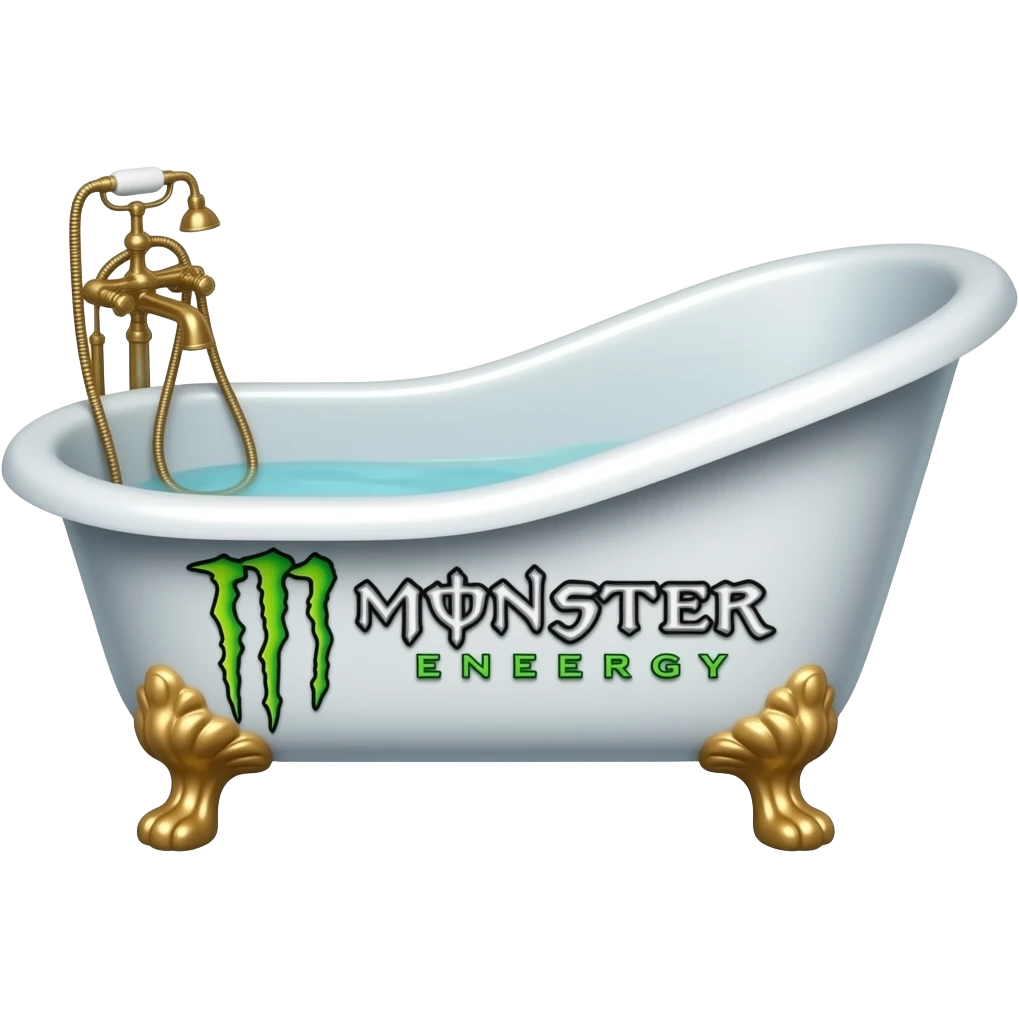 Monster Energy's bathtub emoji