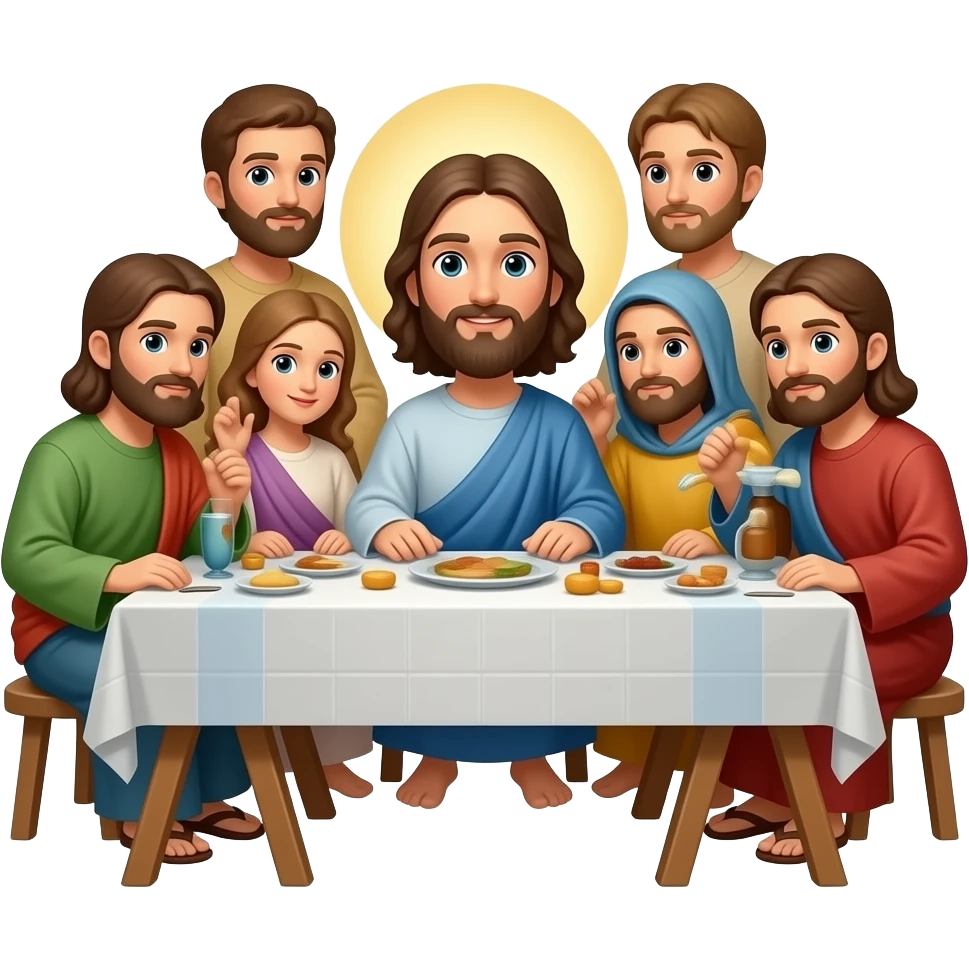 The last supper emoji