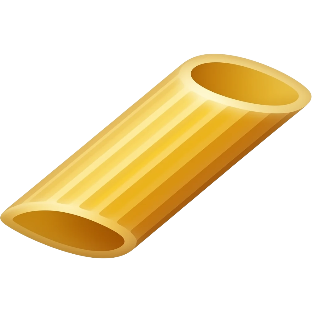 slanty shape pasta emoji