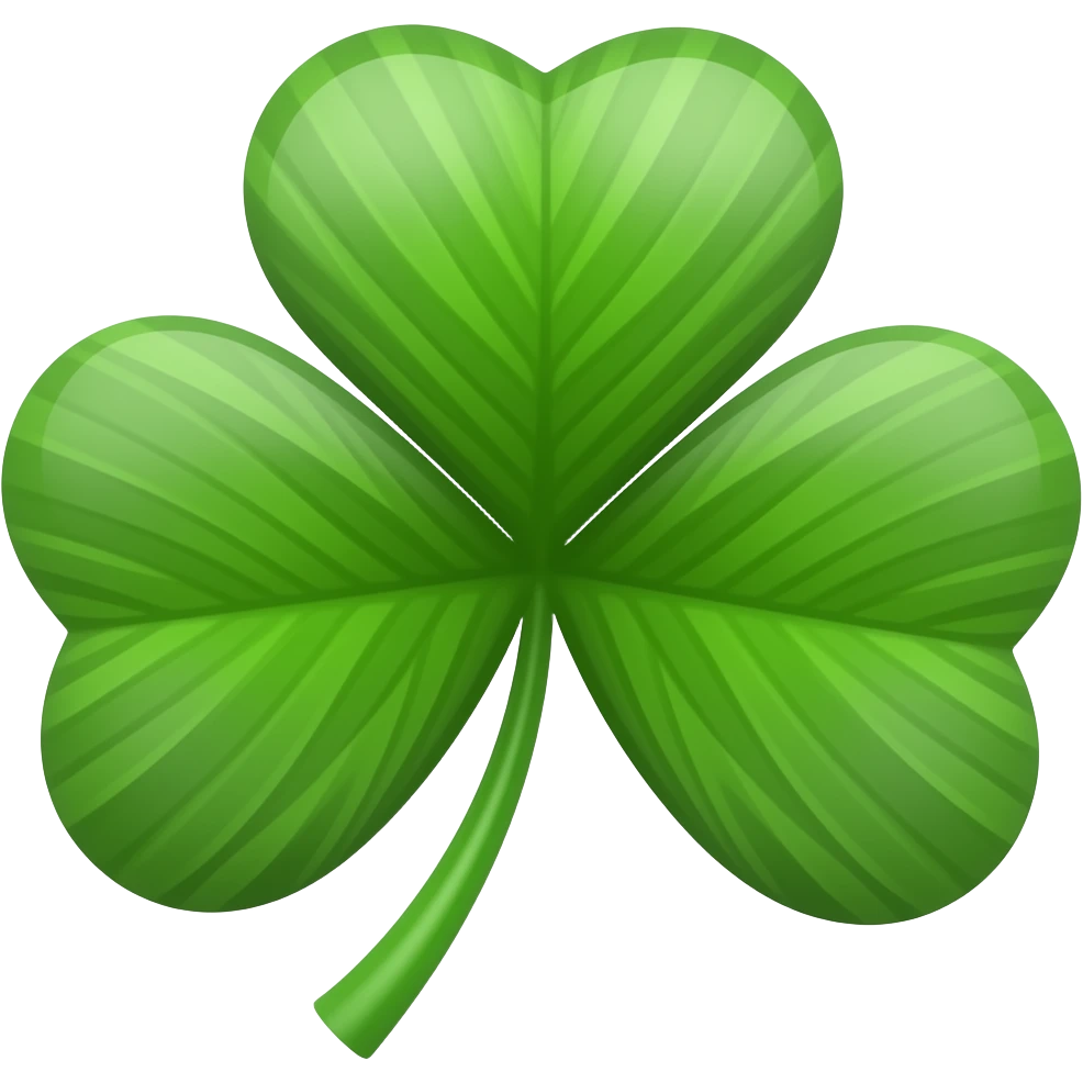 Black Clover Anime, clover with 5 leaves emoji