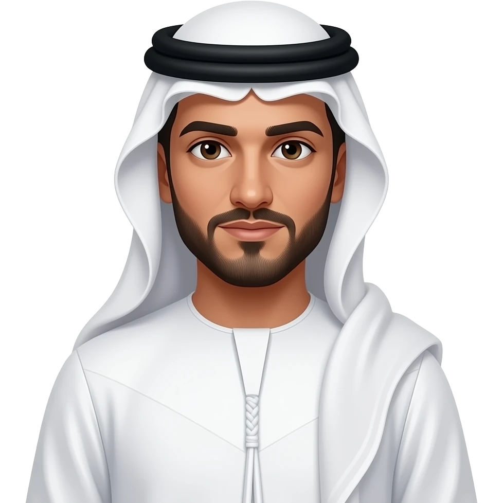 Make gulf man wearing those him stand and make lighter face color not brown emoji