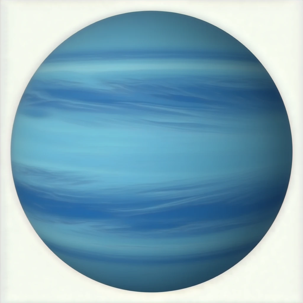 Neptune, planet, sphere, Blue, Gas Planet, Solar system planet emoji