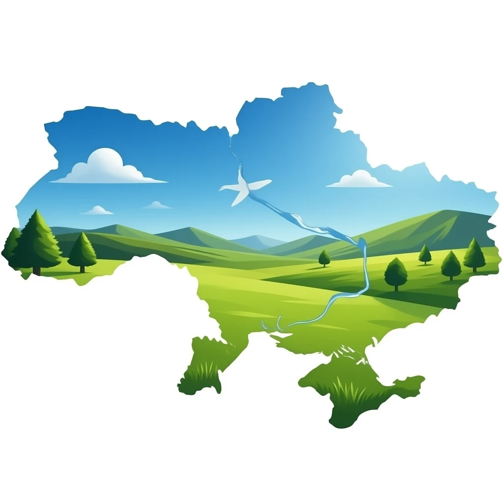 Територія України мапа emoji